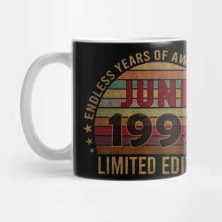 29 Year Old 29th Birthday Design for June 1993 born Limited Edition Legend BDay Gift Mug